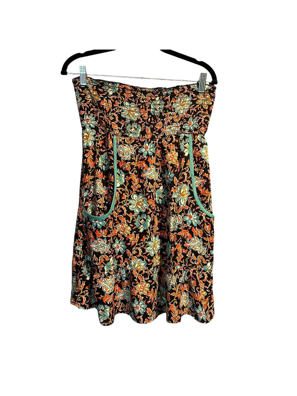 Xhilaration Size XS Boho Cottage Floral Skirt Pockets Short Skirt Flirty Skirt